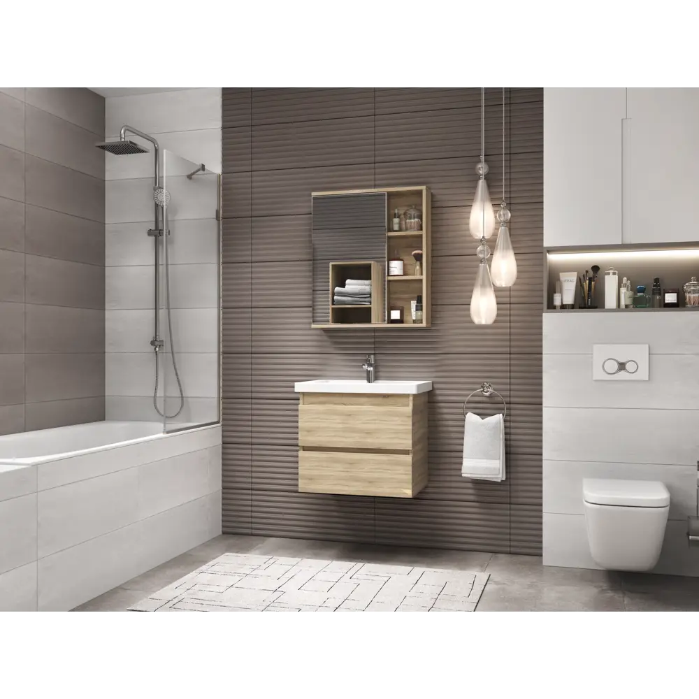 Зеркальный шкаф Vigo Matteo для ванной с системой хранения 83404375 STLM-0040955 - Вид №7