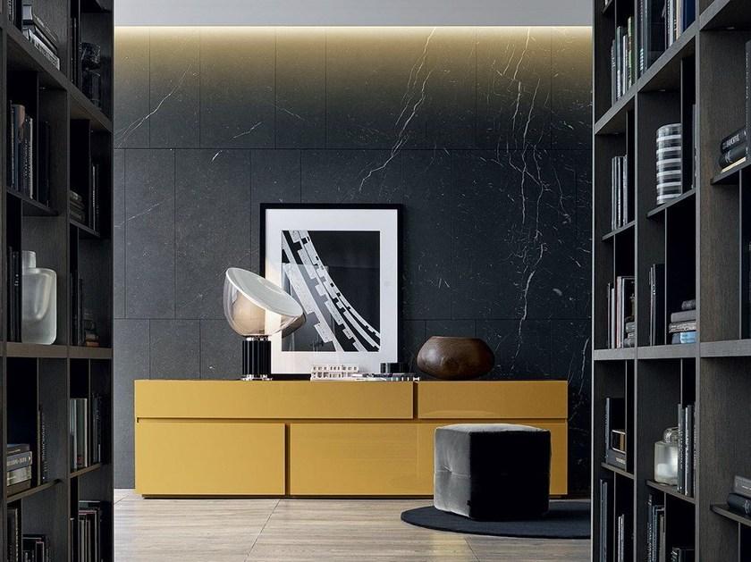 Poliform Буфет из лакированного дерева с ящиками Free sun-id-1500461 - Вид №1