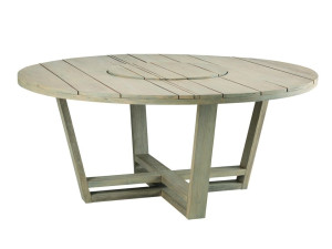 Круглый садовый стол с Lazy Susan