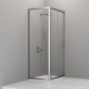 745601 Боковая часть FPSC50 h200 прозрачное стекло 6 мм и профиль хром, Kerasan Cabine doccia Италия