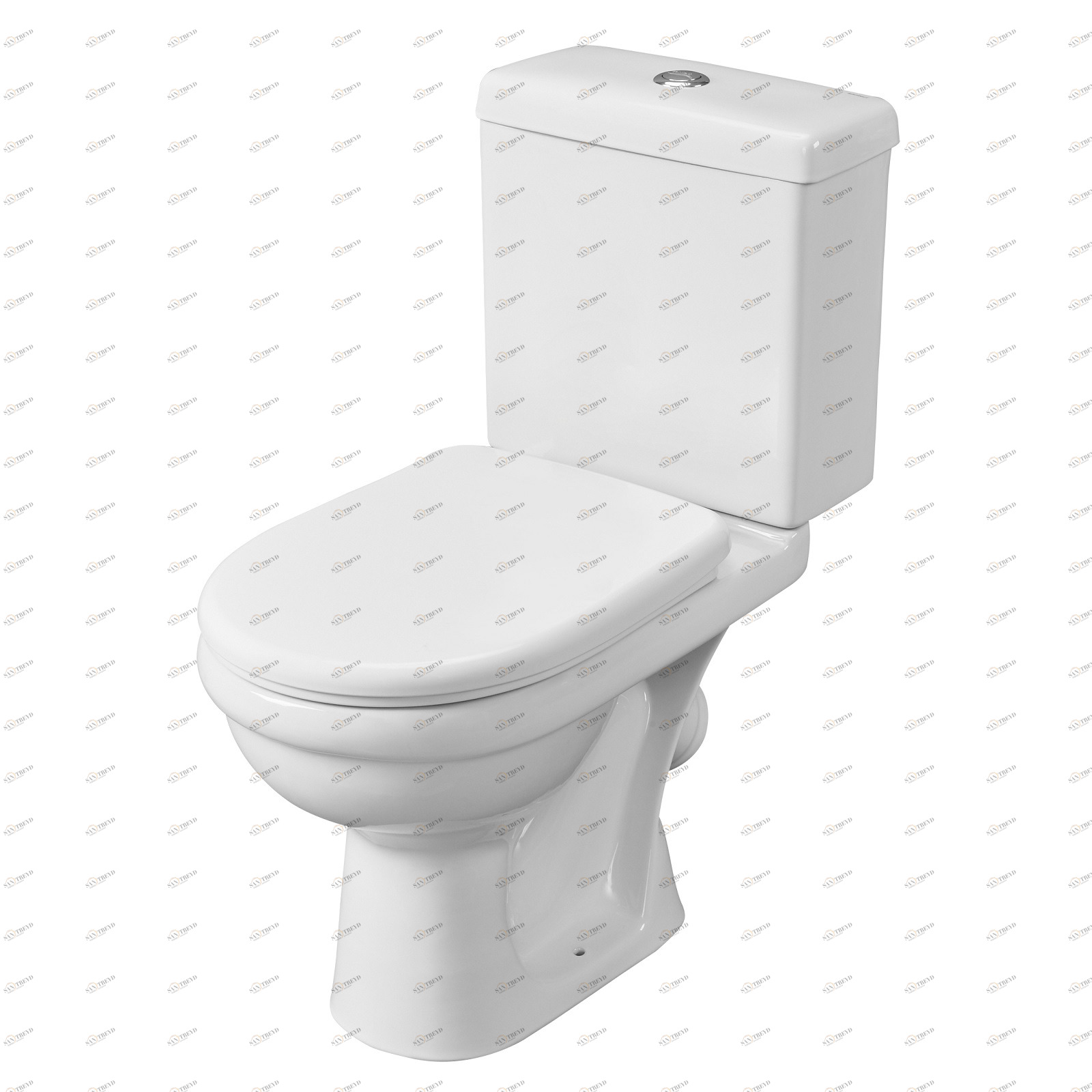 1.P405.3.S00.00B.F Компакт унитаз с бачком Белый SANTERI  Россия 