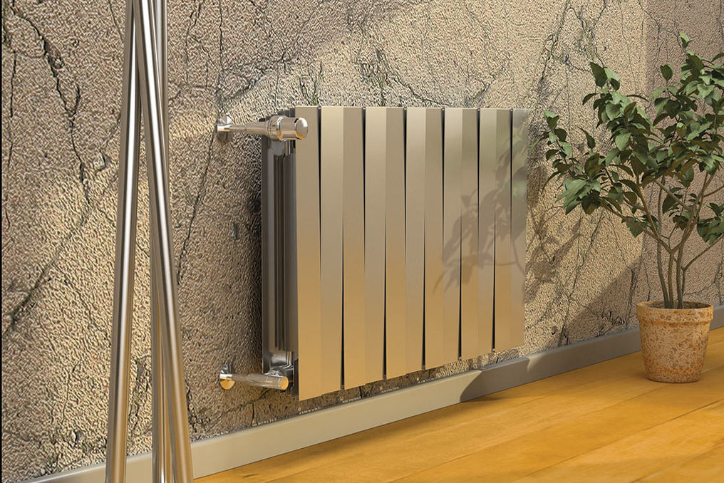 Радиатор биметаллический Royal Thermo PianoForte Silver Satin (серебристый)  - 8 секций sun-id-646041 - Вид №2