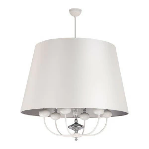 Подвесная люстра Kutek Mood Narni NAR-ZW-6 (BC) KUTEK ДИЗАЙНЕРСКИЕ, NARNI 313484 Белый