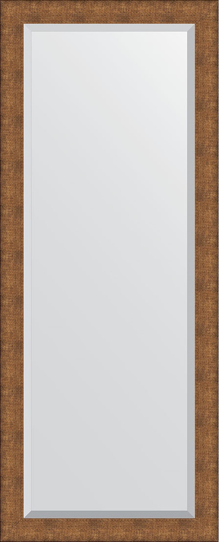 BY 6189 Зеркало напольное с фацетом в багетной раме - медная кольчуга 88 mm EVOFORM Exclusive floor