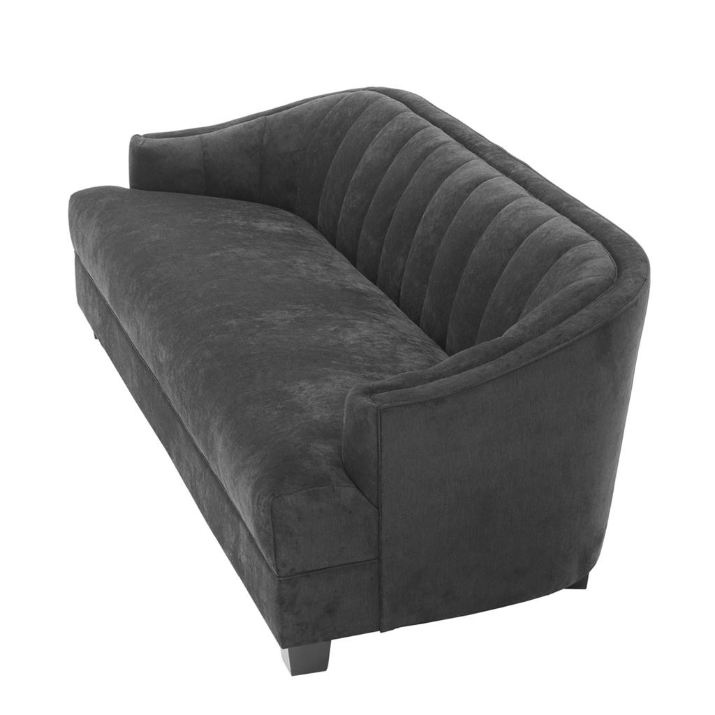 Диван прямой черный 111685 Eichholtz EICHHOLTZ ДИЗАЙНЕРСКИЕ, EICHHOLTZ 247577 Черный  - Вид №3