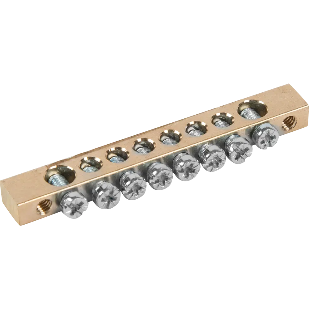 Шина нулевая IEK 8-полюсная для распределительных щитов 12728242 STLM-1102818