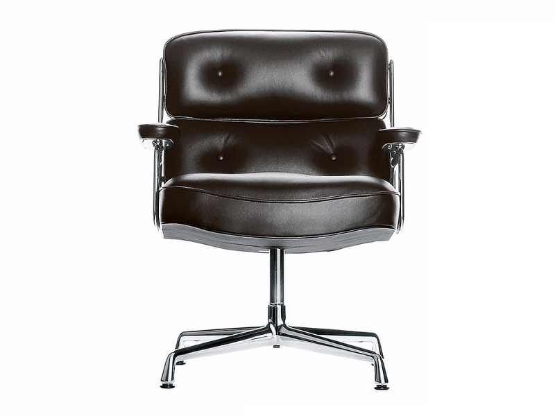 Вращающееся кресло с кожаными спицами VITRA Lobby Chair ARCH-00068846 - Вид №1