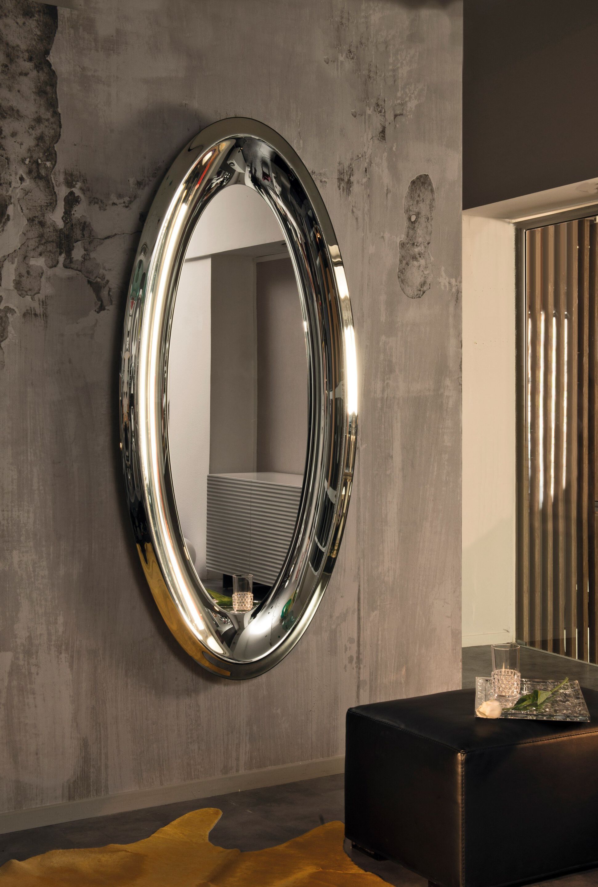 Настенное зеркало в рамке RIFLESSI AQUA ARCH-00146411 - Вид №2