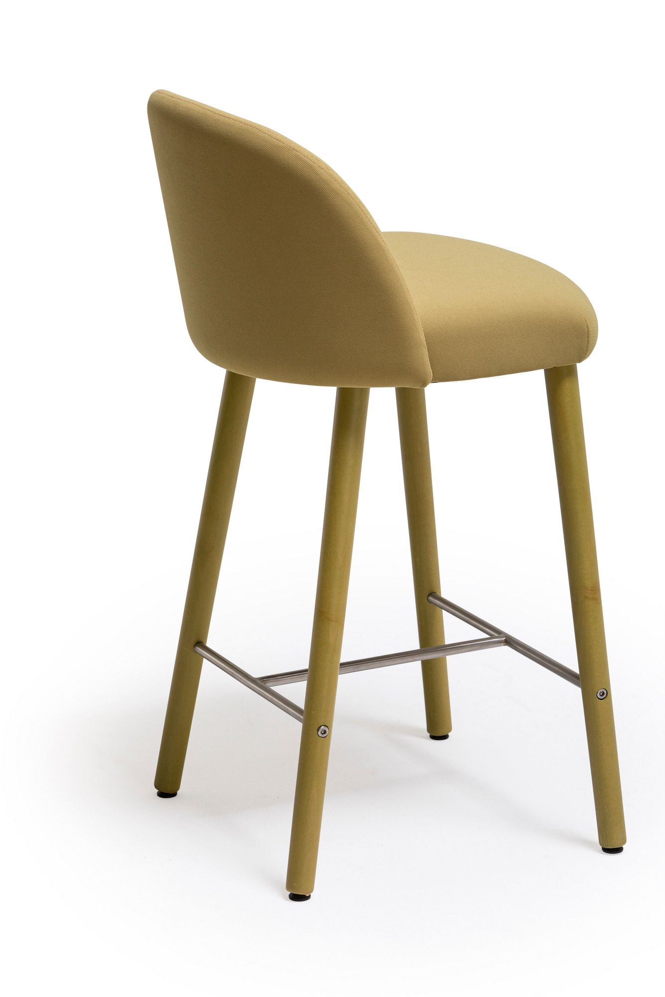 Высокий деревянный табурет с подставкой для ног Vergés Cistell Slim ARCH-00051402 - Вид №7