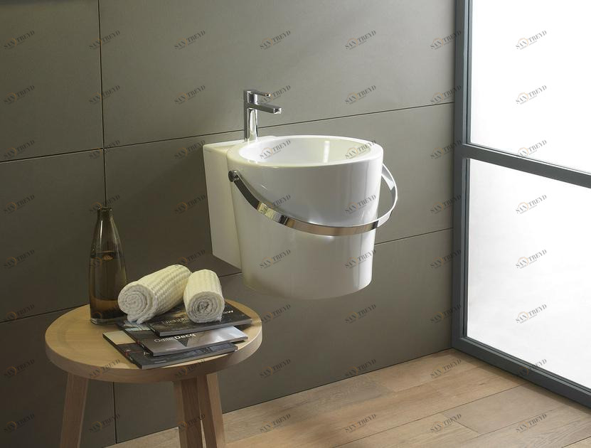 8802 - 8804 Накладная раковина на столешницу  овальная Scarabeo Ceramiche Bucket