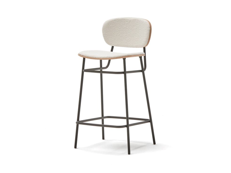 Высокий табурет с мягкой подкладкой из ясеня Blasco&Vila Fosca ARCH-00070708 - Вид №3