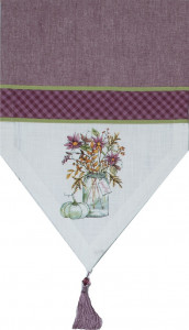 10627988 KAY DEE DESIGNS Дорожка Kay Dee Designs 33х183см, хлопок "Натюрморт" Ткань