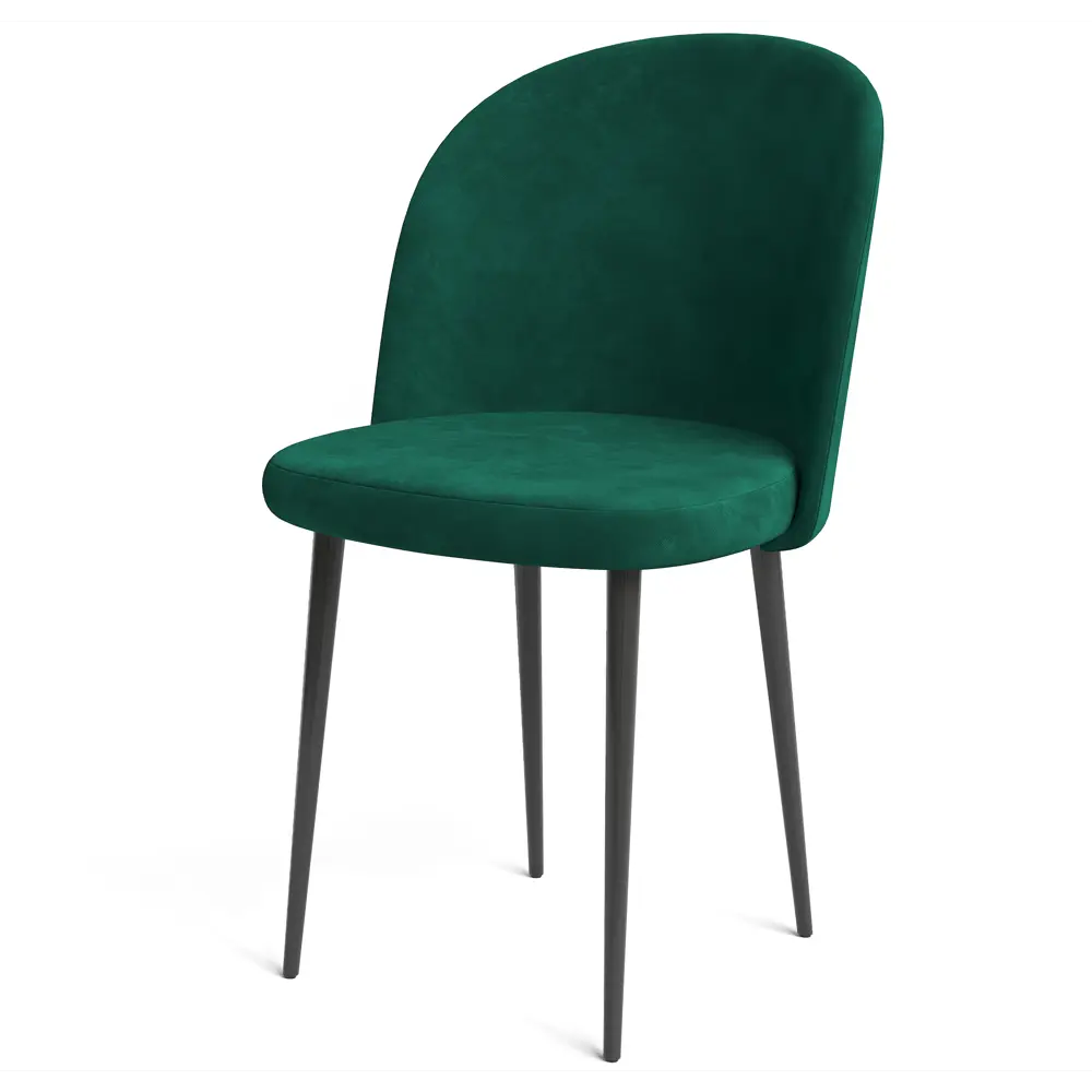 Стул Santreyd Chic с велюровой обивкой изумрудного цвета 89377850 STLM-1325477 - Вид №1