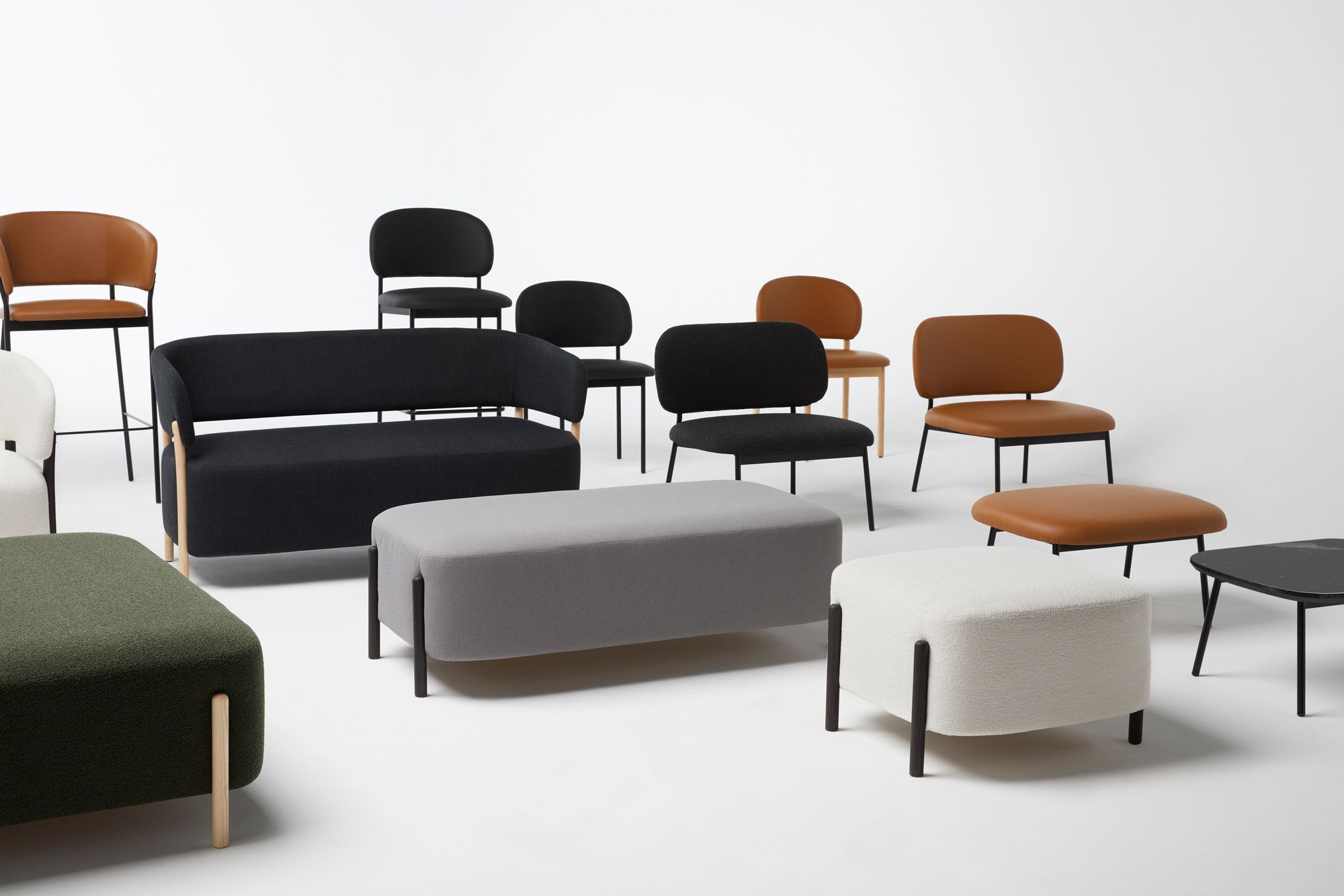 Высокий кожаный стул с подлокотниками Blasco&Vila RC Metal ARCH-00101523 - Вид №3