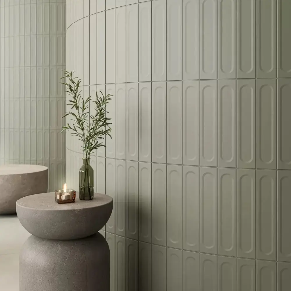 Настенная плитка Kerama Marazzi Медина 2 6x28.5 см 0.82 м2 матовая цвет зеленый 89451125 STLM-2084374