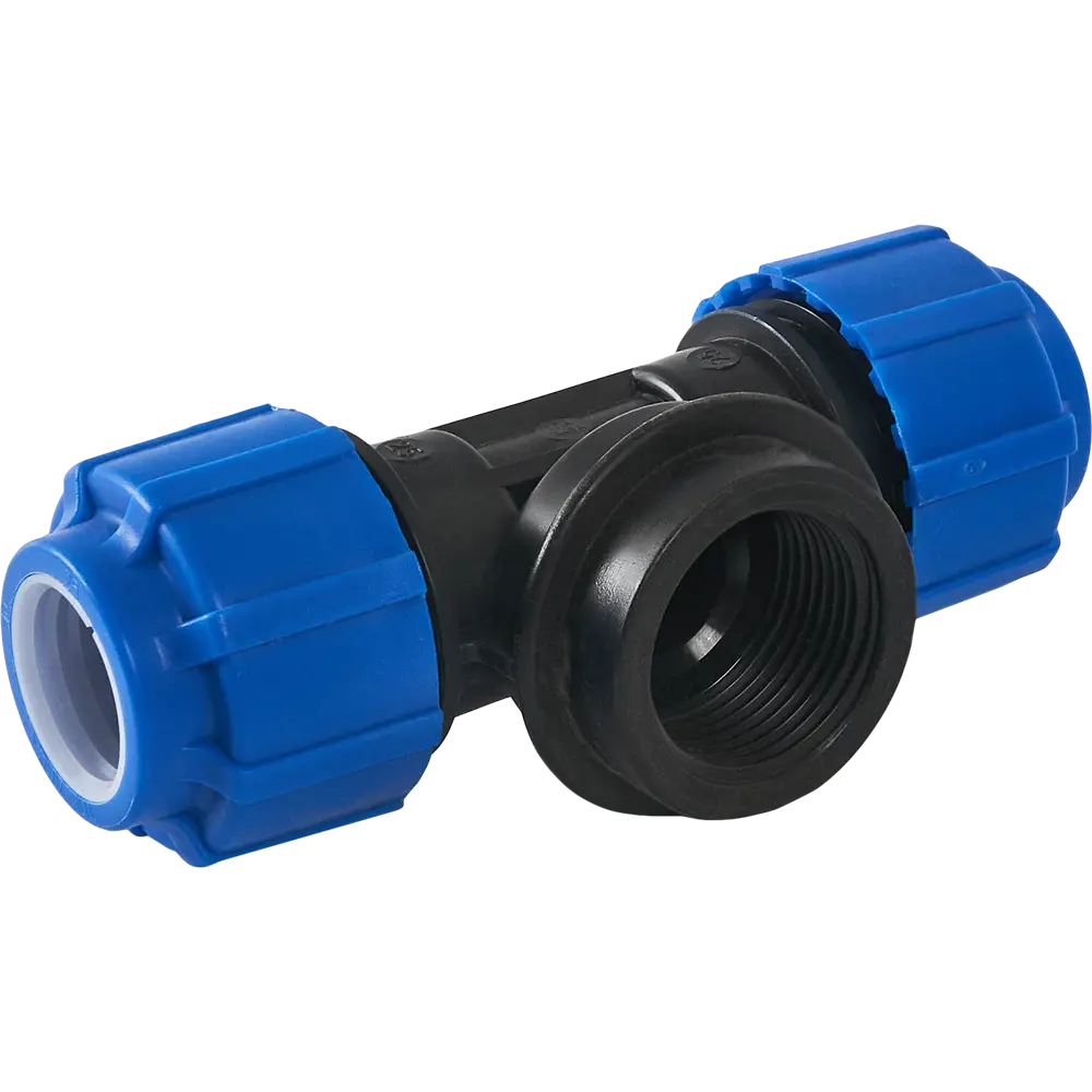 Тройник комбинированный ПОЛИТЭК 25x1"x25 мм для систем водоснабжения 82382642 STLM-0803156