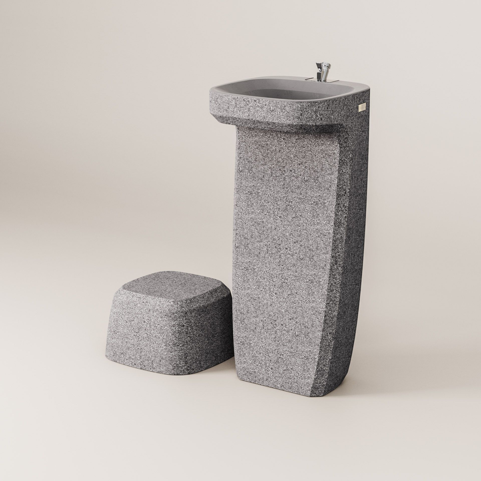 Бетонный пол фонтан Kremen ARCH-00068100 - Вид №9