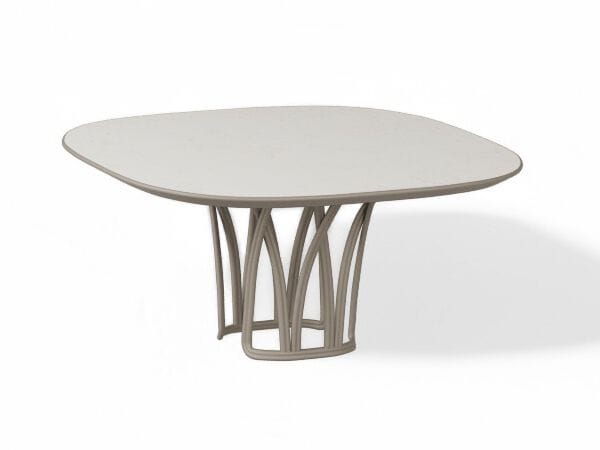 Алюминиевый квадратный низкий садовый столик YAAZ Koru ARCH-00120446 - Вид №1