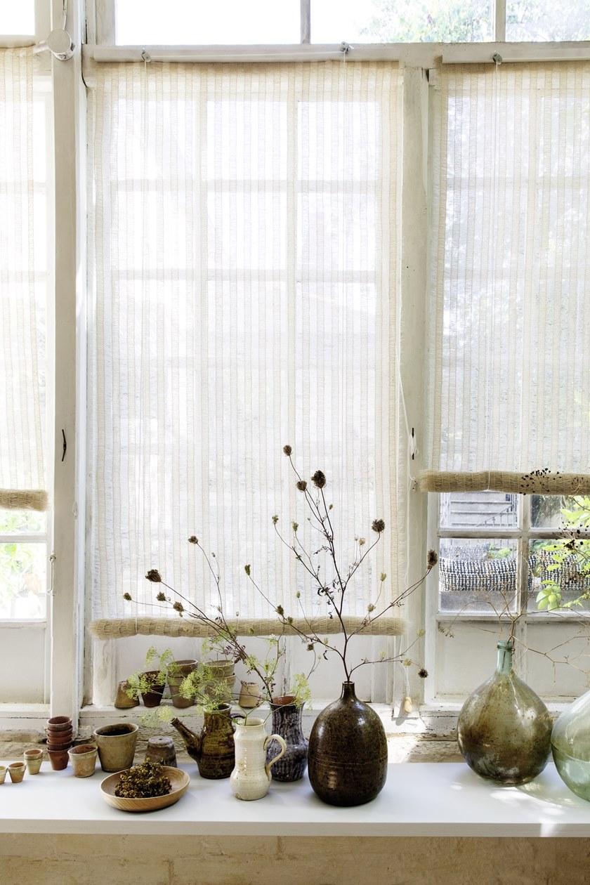 Élitis Полосатая полиэфирная ткань для штор sun-id-1512106 - Вид №1