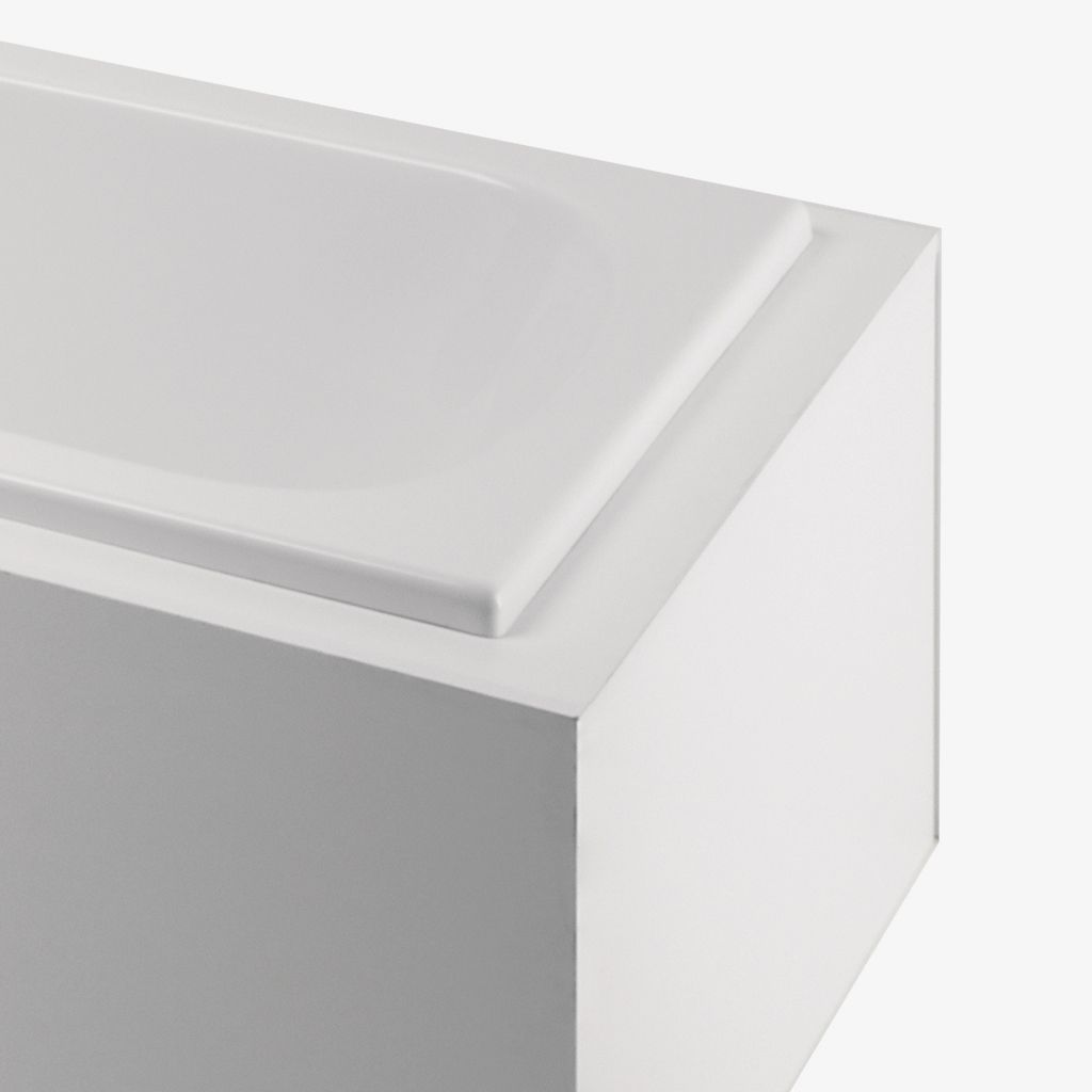 CLWP6R Классическая прямоугольная ванна с гидромассажем 71 "x 33" x 20 "с торцевым сливом Waterworks Classic - Вид №1