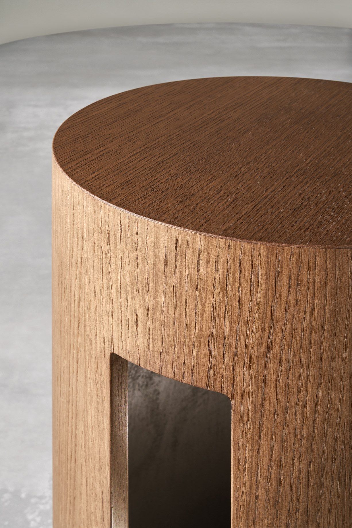 Деревянный круглый низкий журнальный столик Meridiani ARCH-00144318 - Вид №3