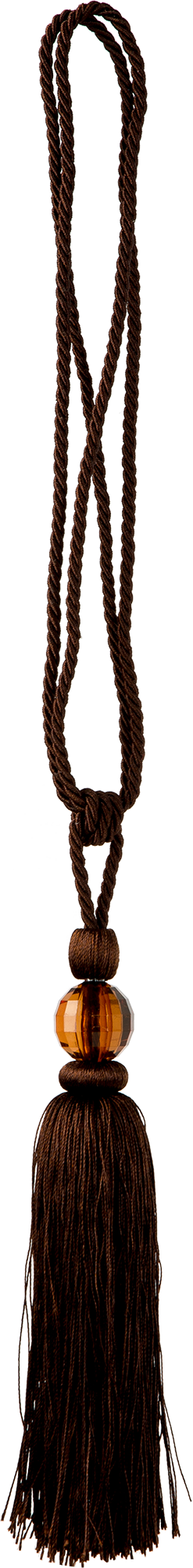 18696149 Подхват для штор «Нелли» 50 см цвет коричневый STLM-0012098 INSPIRE 