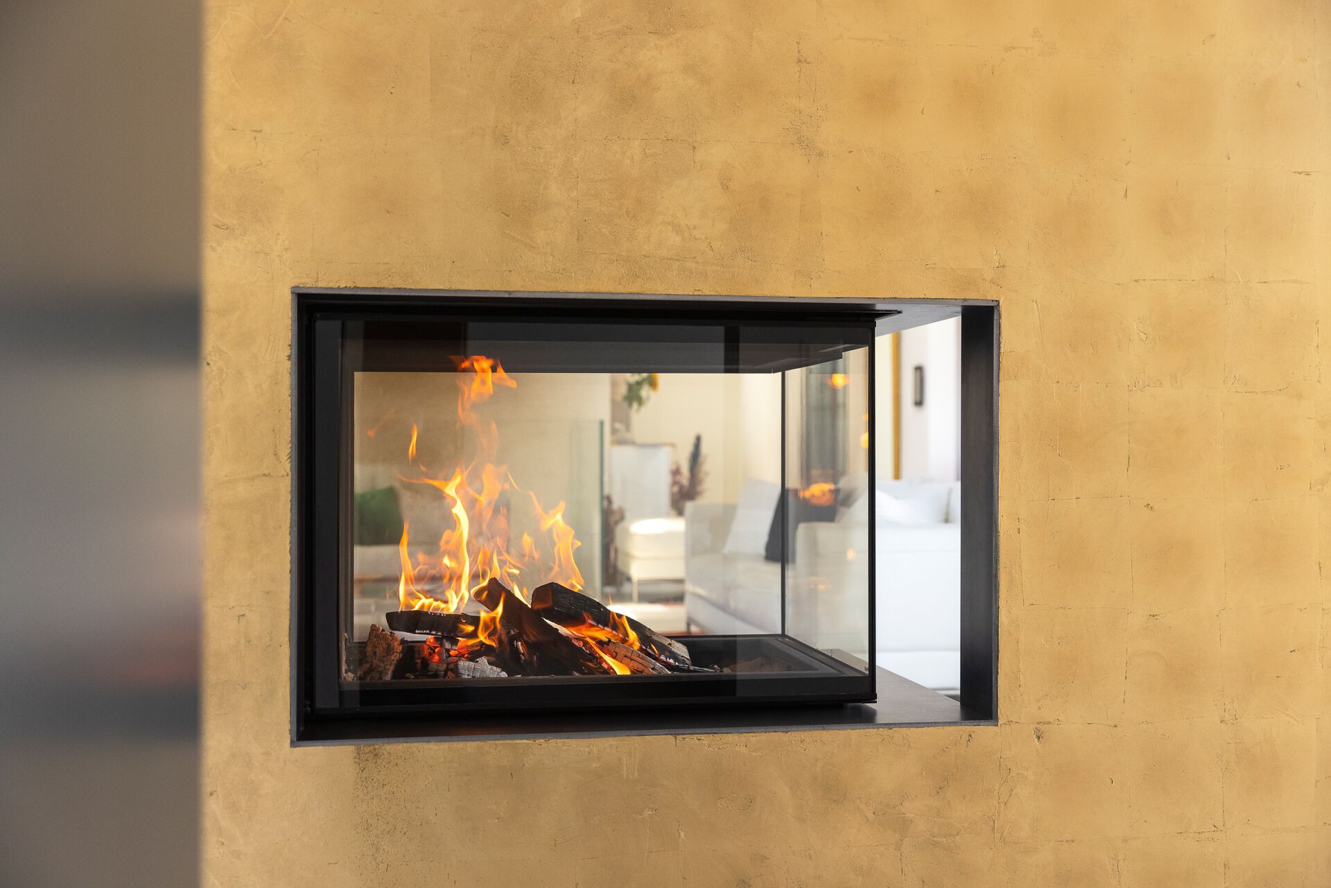 Стальной тройной фасад дровяной камин RÜEGG RIII ARCH-00003964 - Вид №3