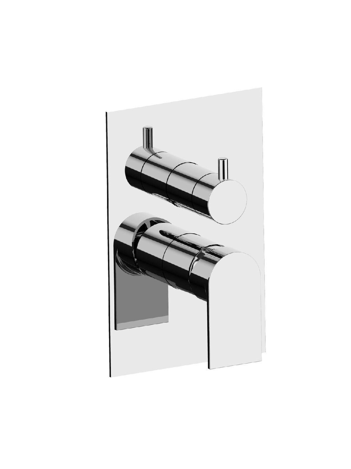 Однорычажный смеситель для душа с переключателем Rubinetterie Frattini Птолемей ARCH-00090246 - Вид №11