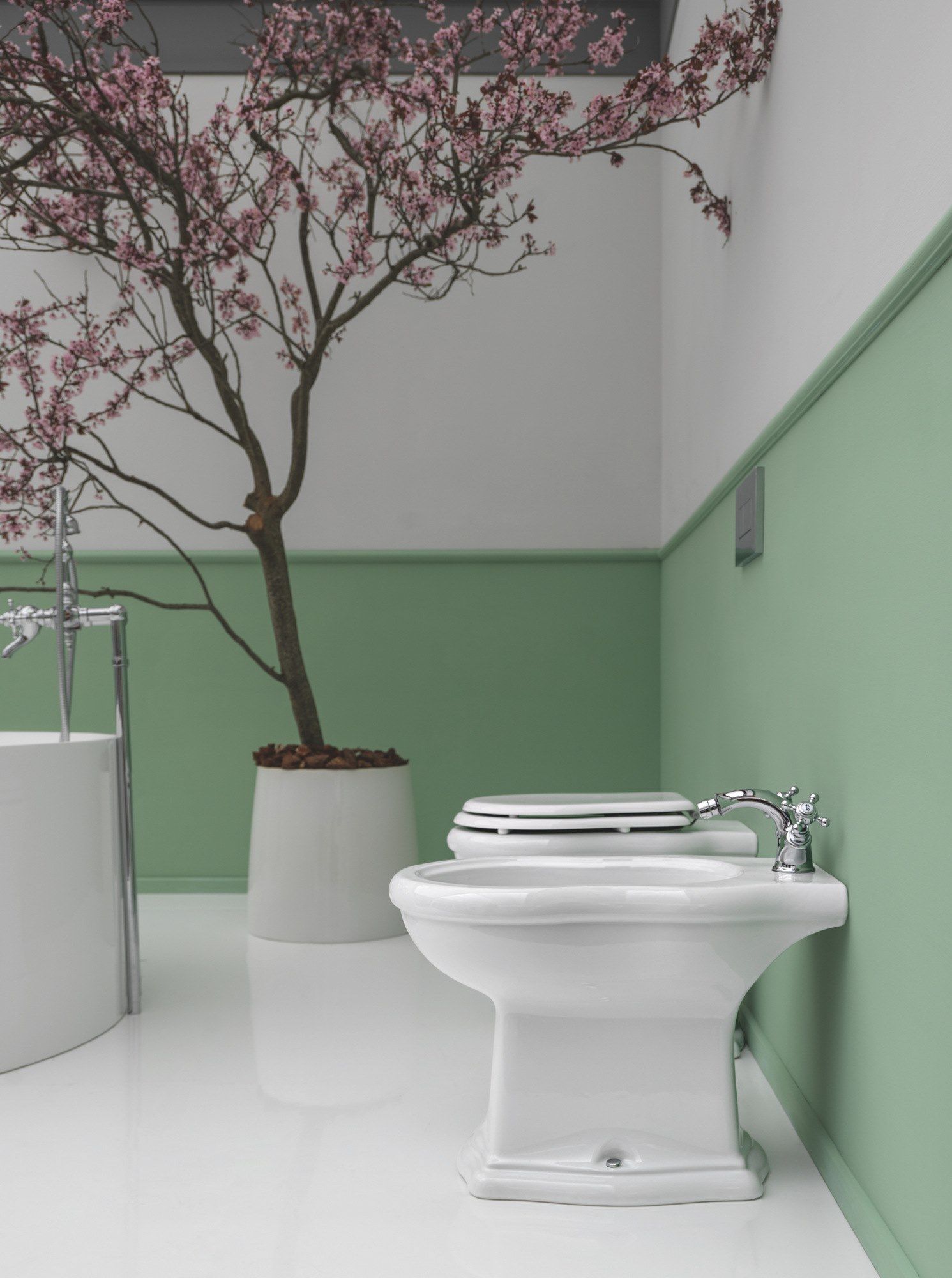 Напольный керамический туалет Axa округ ARCH-00125344 - Вид №1