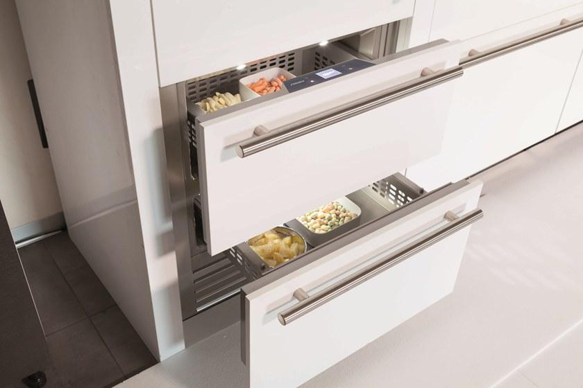 FHIABA Встроенный холодильник с выдвижным ящиком из нержавеющей стали с морозильной камерой sun-id-1497979 - Вид №3