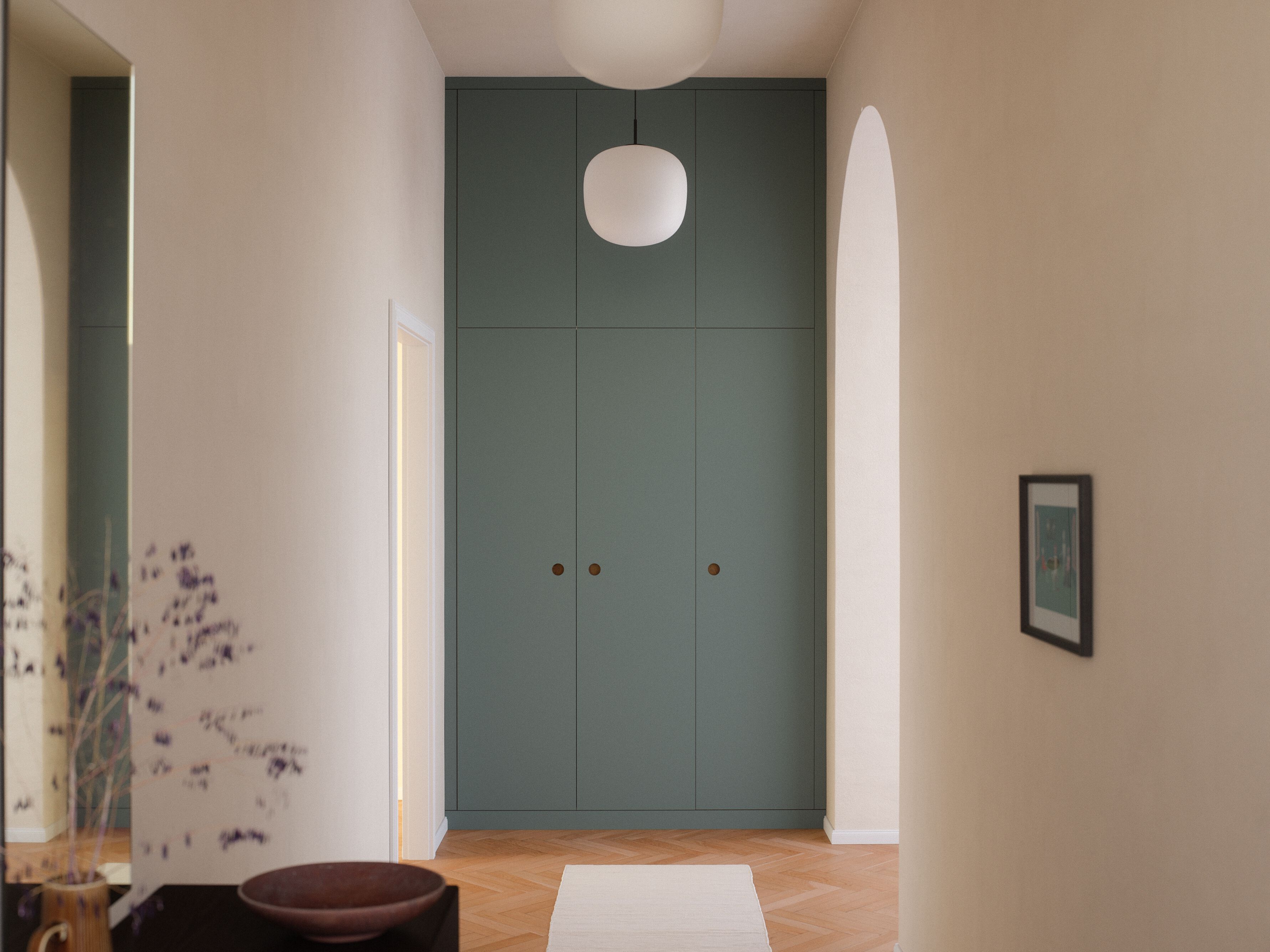 Ламинированный настенный секционный шкаф Neuvermoebelt SMART LINE FURNITURE ARCH-00151968