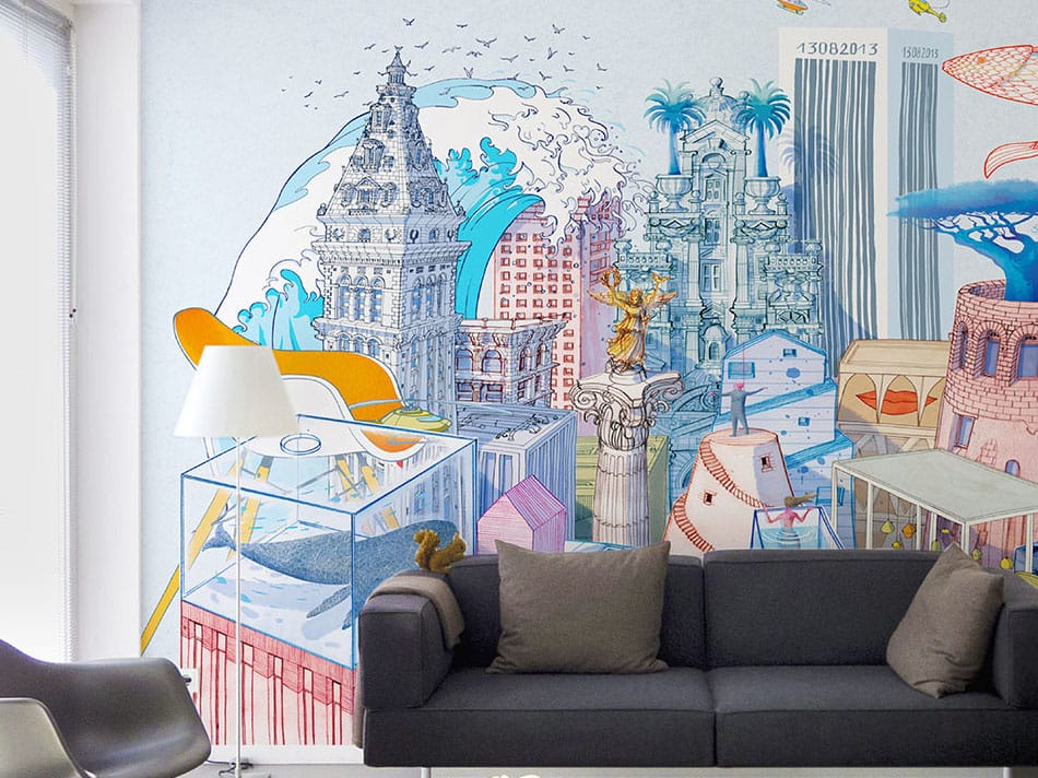 Перспективные обои ПВХ бесплатно, экологически чистые, моющиеся WallPepper коллекция 2021 ARCH-00079184