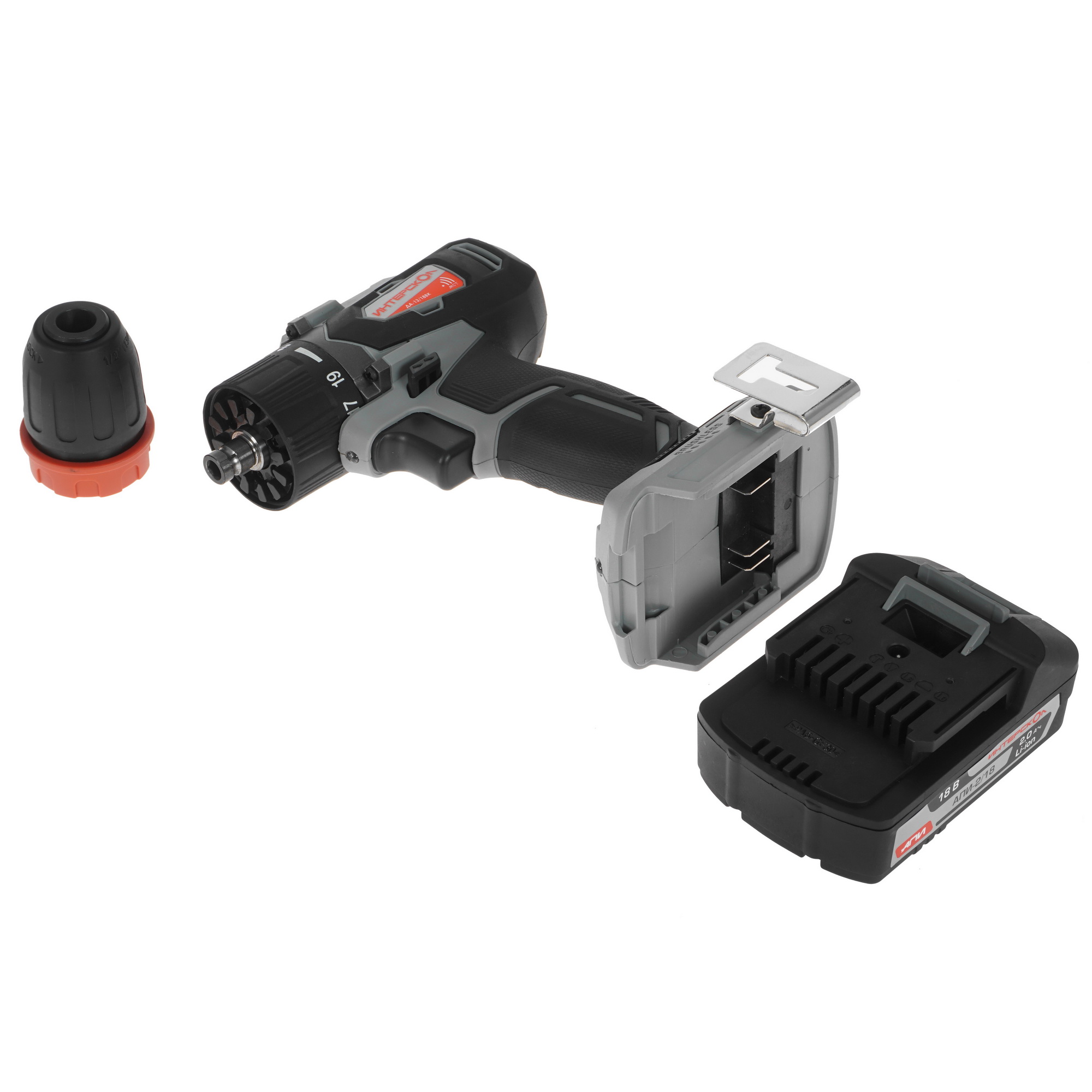 Дрель-шуруповерт Интерскол ДА-13/18ВК КОМБИ АПИ 18V 5077154 STDN-0083067 - Вид №5