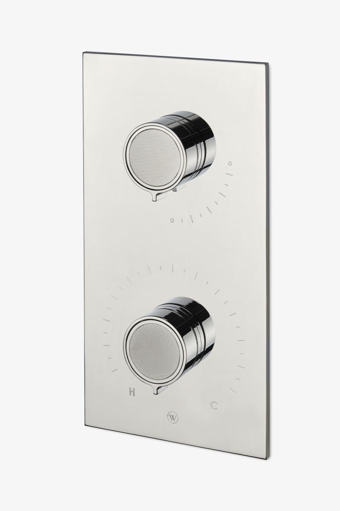 BTH35C Встроенная термостатическая трима и регулятор громкости серии Bond Union с гильошированными ручками Waterworks