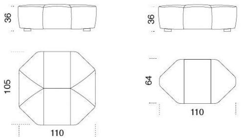Gallotti&Radice Пуф Cloud sun-id-1389264 - Вид №2