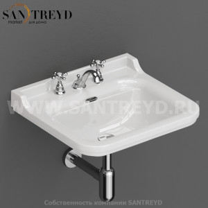 4140K1 Пьедестал для раковины прямоугольная Kerasan  белая