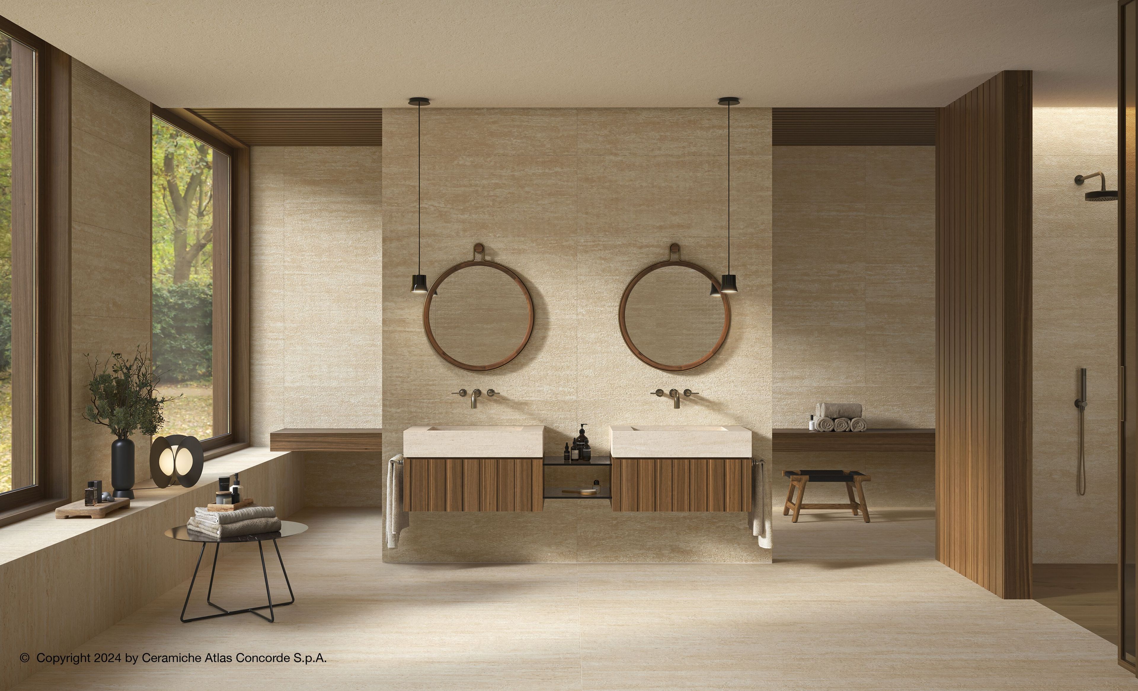 Трехмерная облицовка керамогранита с мраморным эффектом для интерьера Atlas Concorde ARCH-00125054 - Вид №33