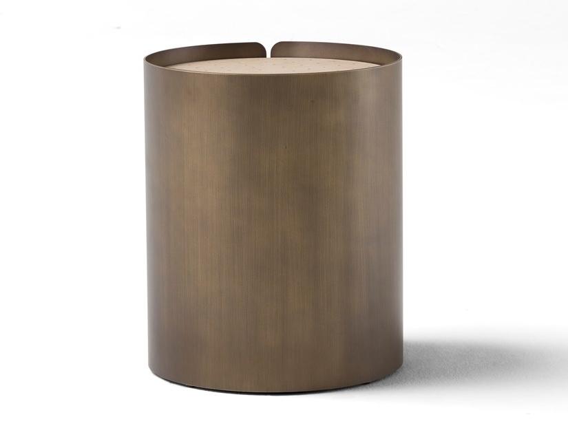 AMURA Журнальный столик с основанием из листового металла и деревянной столешницей Setacci sun-id-1402562 - Вид №3