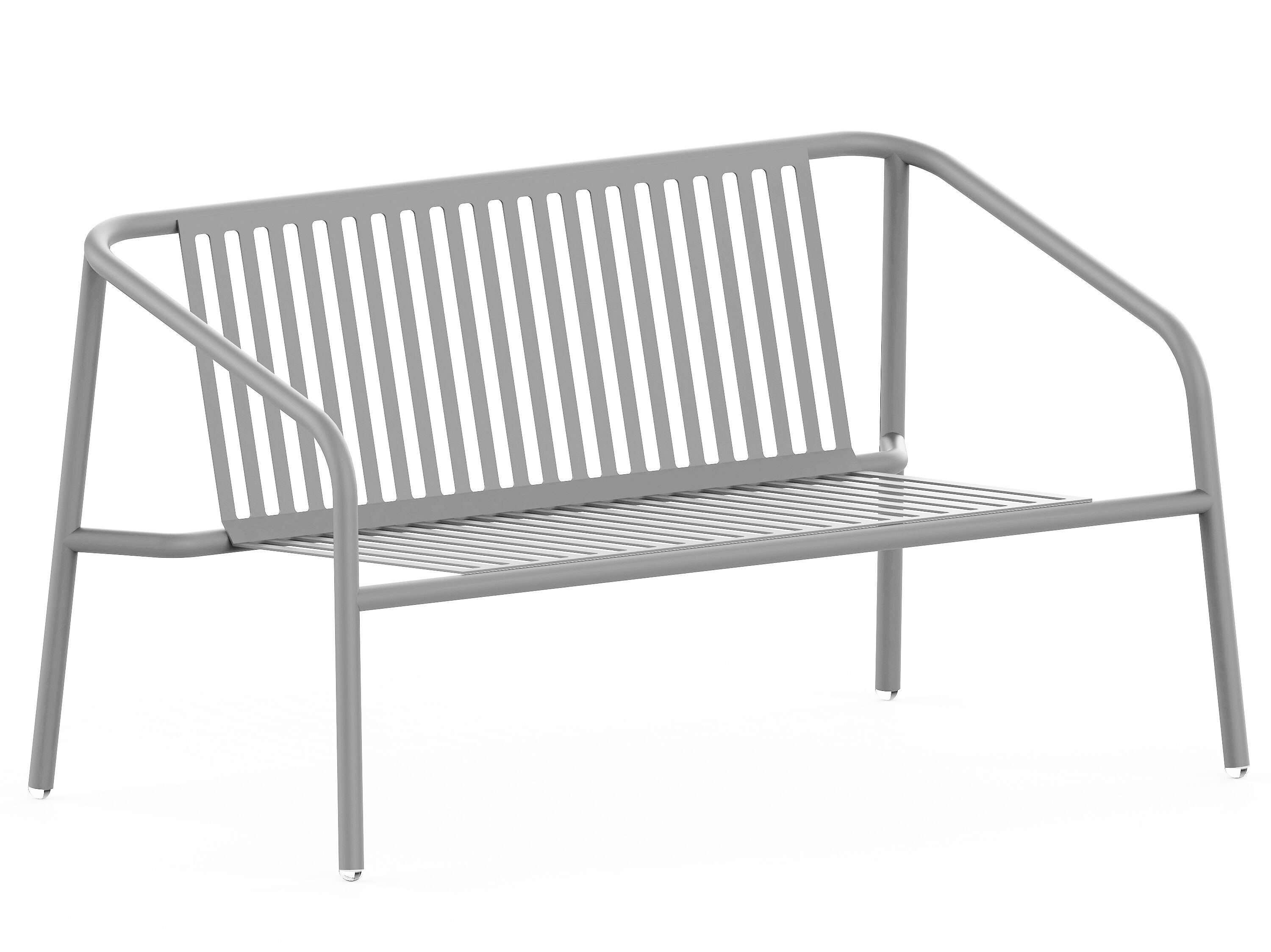 Алюминиевая садовая скамейка со спинкой Branca Lisboa Erva ARCH-00052035