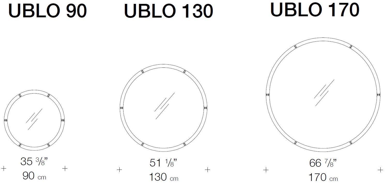 Garbarino Круглое зеркало из дуба sun-id-1451076 - Вид №2
