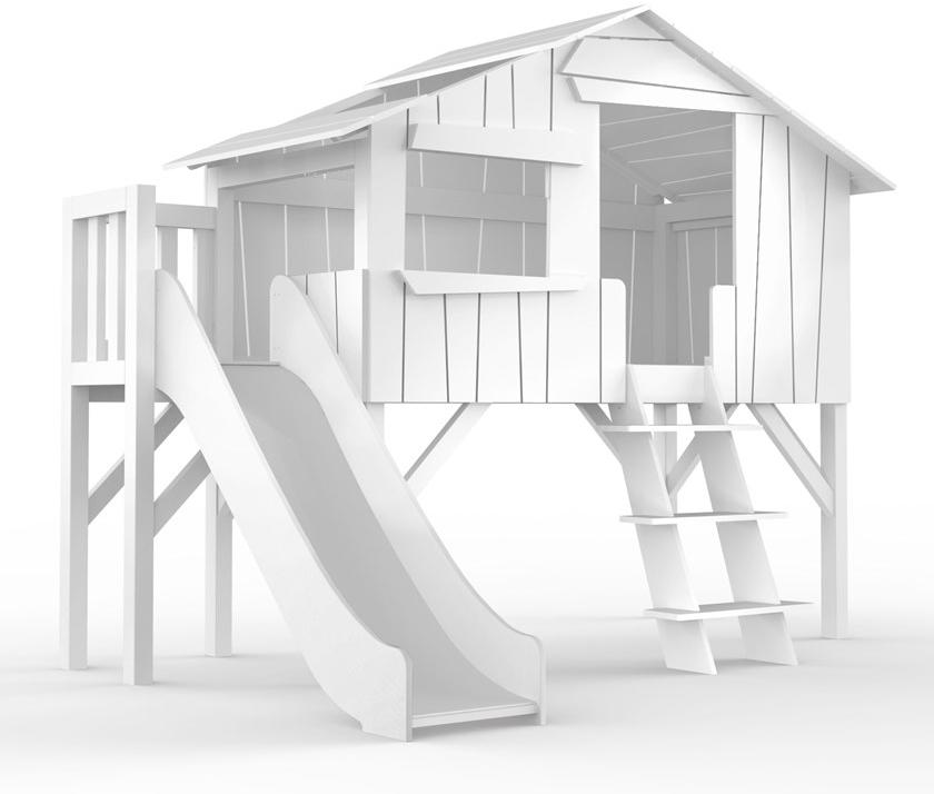 Mathy by Bols Кровать-чердак из мдф с горкой и платформой Lits creatifs sun-id-1363881 - Вид №1