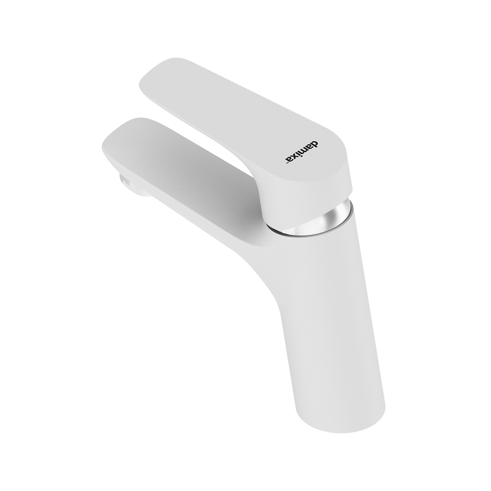 770210200 смеситель для умывальника белый Damixa Origin Bit  - Вид №4