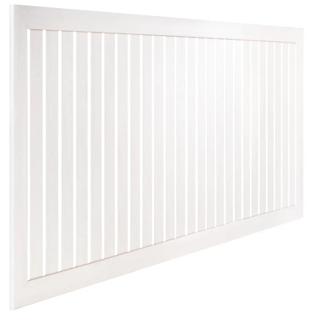 ЛАЙТ Реечный экран для радиатора 120x60 см белый ясень 88909912 STLM-1015235 - Вид №1