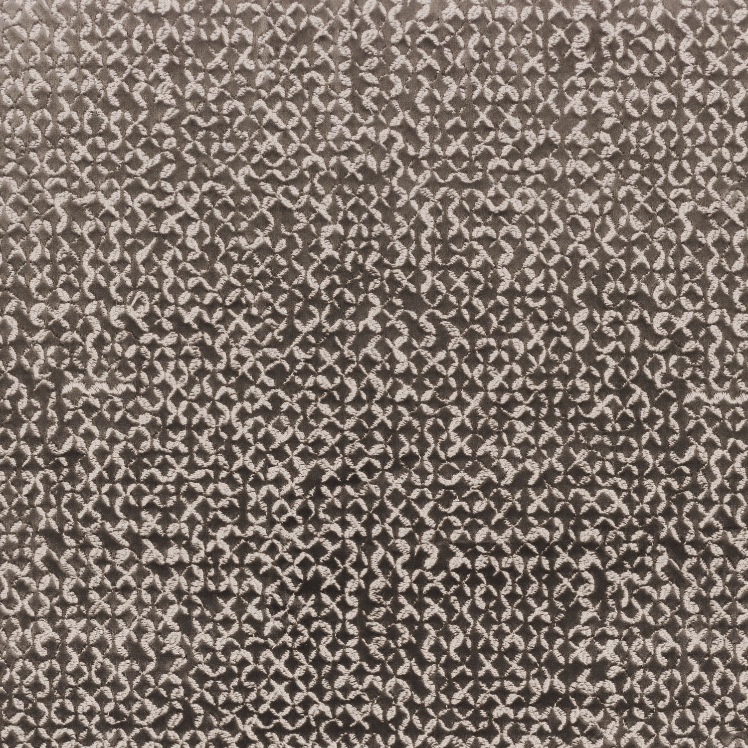 Бархатная однотонная вышитая ткань Casamance Opium ARCH-00039392 - Вид №10