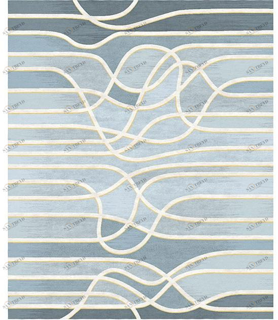 Tapis Rouge Прямоугольный коврик ручной работы Ambiance Tr1180