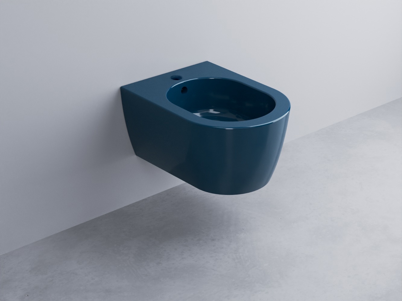 SMBSR-OL Биде подвесное с одним отверстием под смеситель, в комплекте с крепежами Mini 48 cielo Smile Ceramica Cielo