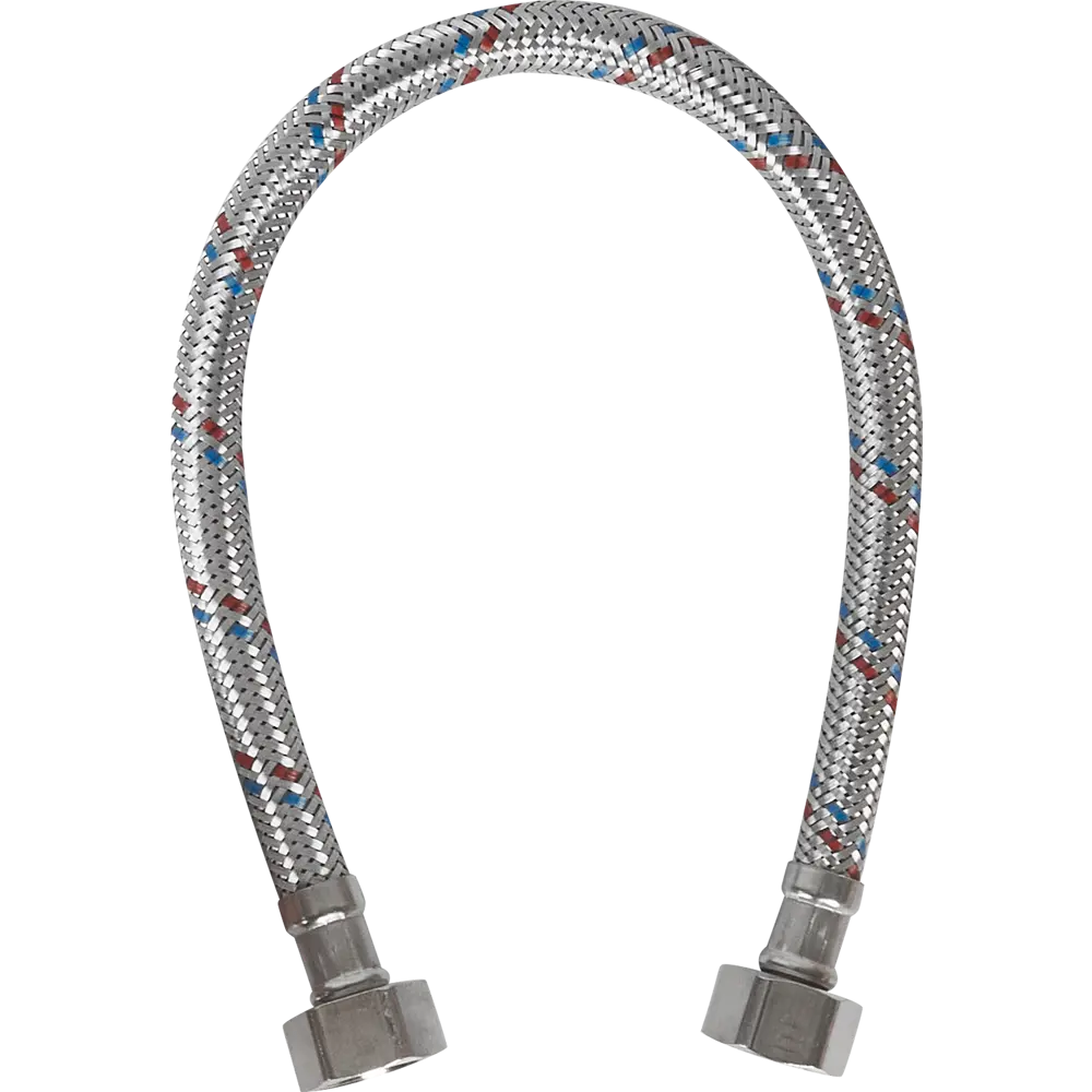 Гибкая подводка для воды Aquabeam 1/2" гайка - гайка 40 см STLM-2078899 - Вид №2