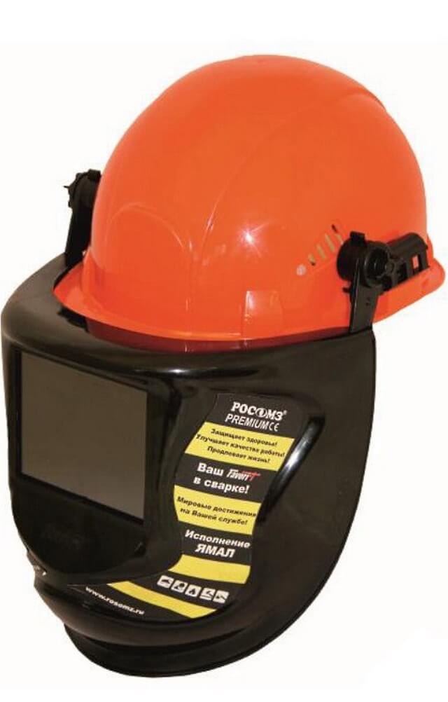 59913 Маска сварщика "КН ПРЕЗИДЕНТ" с креплением на каску СОМ3  Средства защиты глаз  размер Спецодежда 