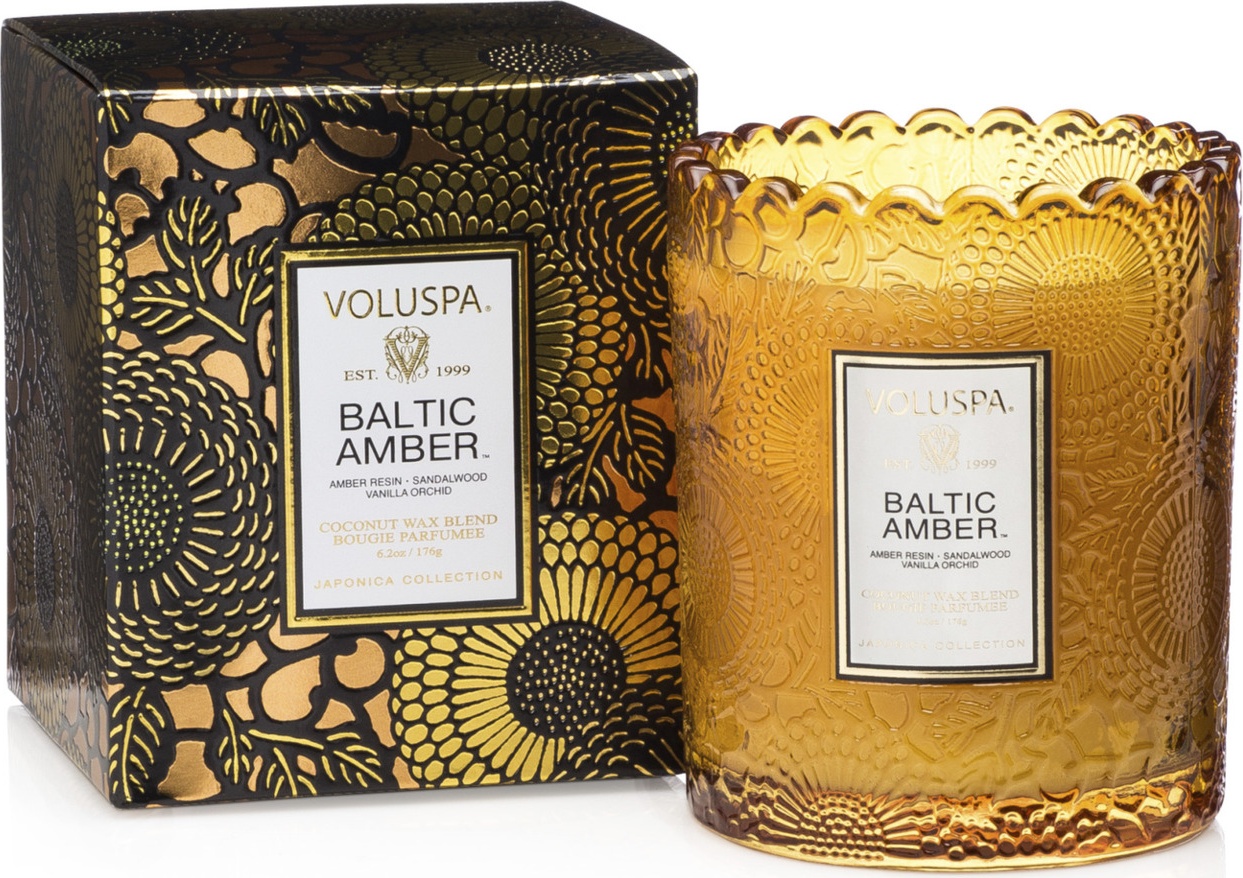 10673733 VOLUSPA Свеча ароматическая VOLUSPA Балтийский Янтарь 126г, воск, п/к Воск 