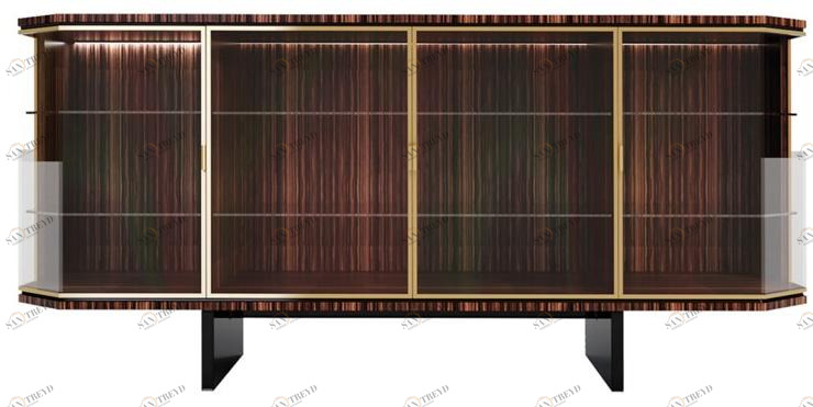 Jetclass Буфет в современном стиле из искусственной древесины Abbey Jab210